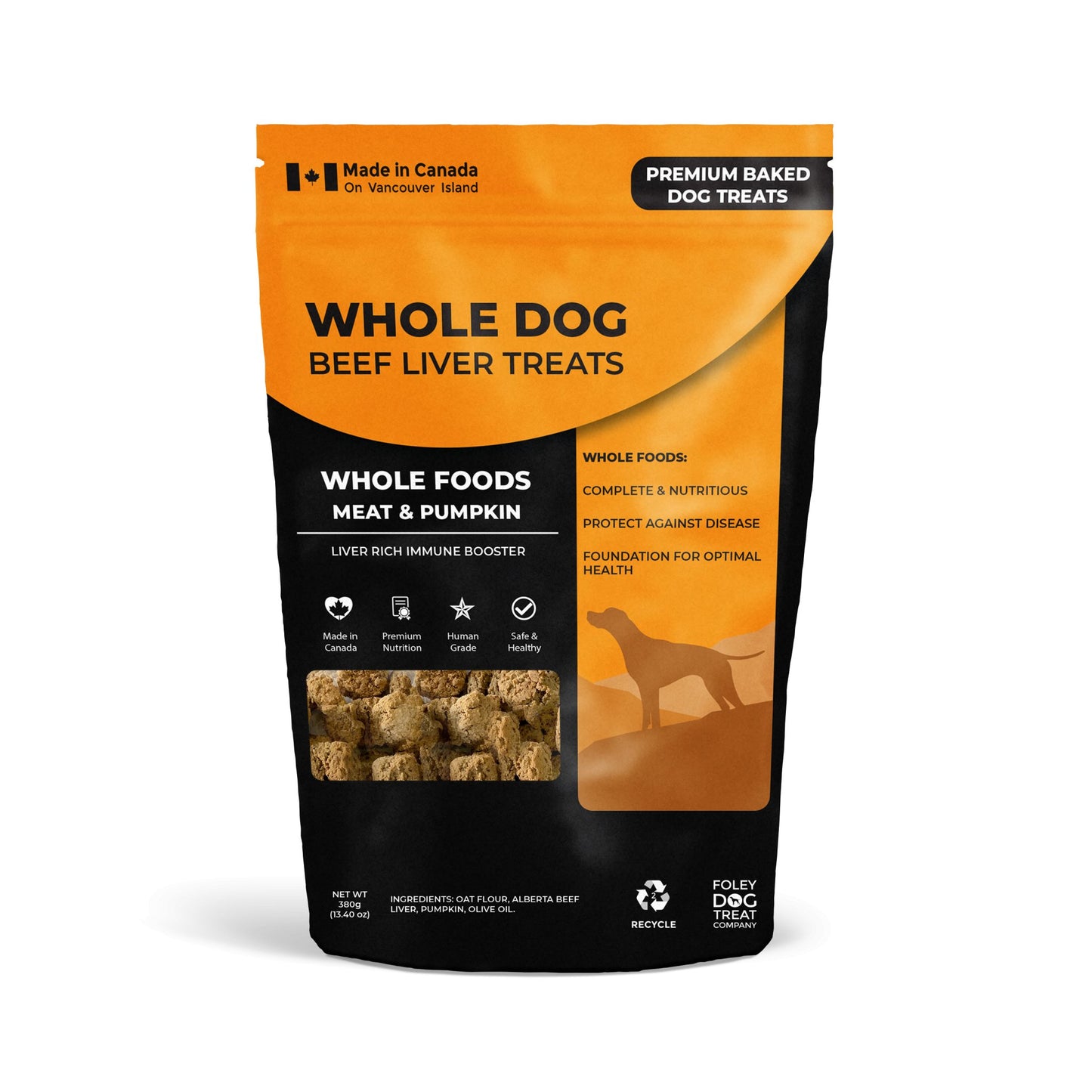 Foley’s Whole Meat & Pumpkin Beef Liver Dog Treats - Balto Sports Ltd.