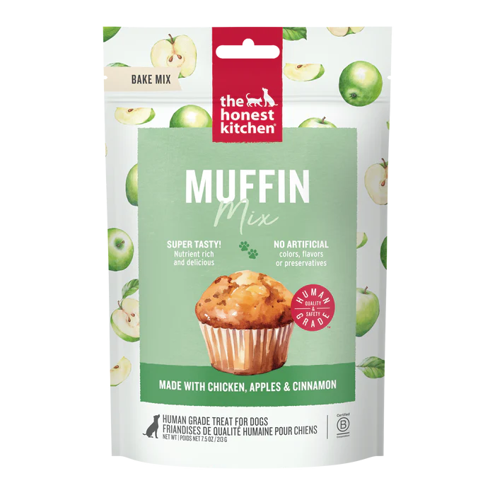 The Honest Kitchen Muffin Mix made with Chicken, Apples & Cinnamon for Dogs
