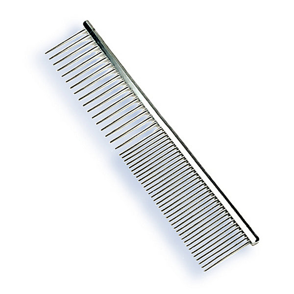 Professional Grooming Comb 7 1/4" Medium Coarse for Dogs
