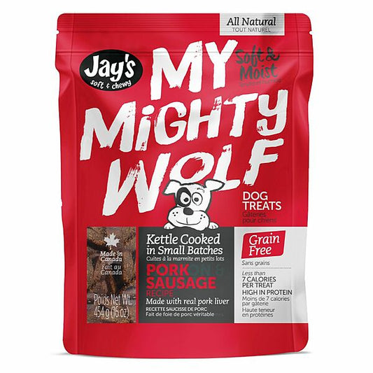 Jay's My Mighty Wolf Pork Dog Treats