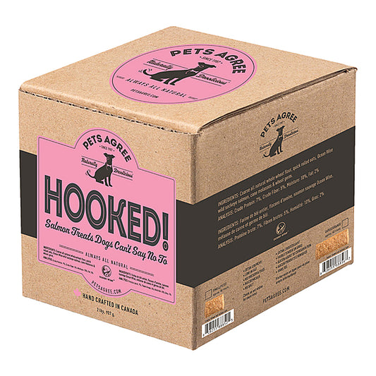 Hooked! – Wild Salmon Wholewheat Biscuits for Dogs