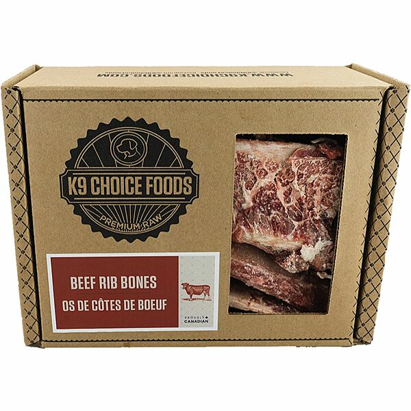 K9 Choice Foods Beef Rib Bones Value Pack for Dogs