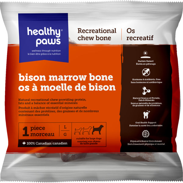 Healthy Paws Bison Marrow Bones for Dogs – Balto Sports Ltd.