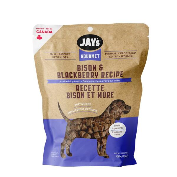 Jay's Gourmet Bison & Blackberry Dog Treats – Balto Sports Ltd.