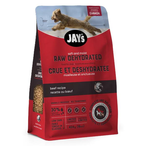Jay's Raw Dehydrated Beef Dog Food