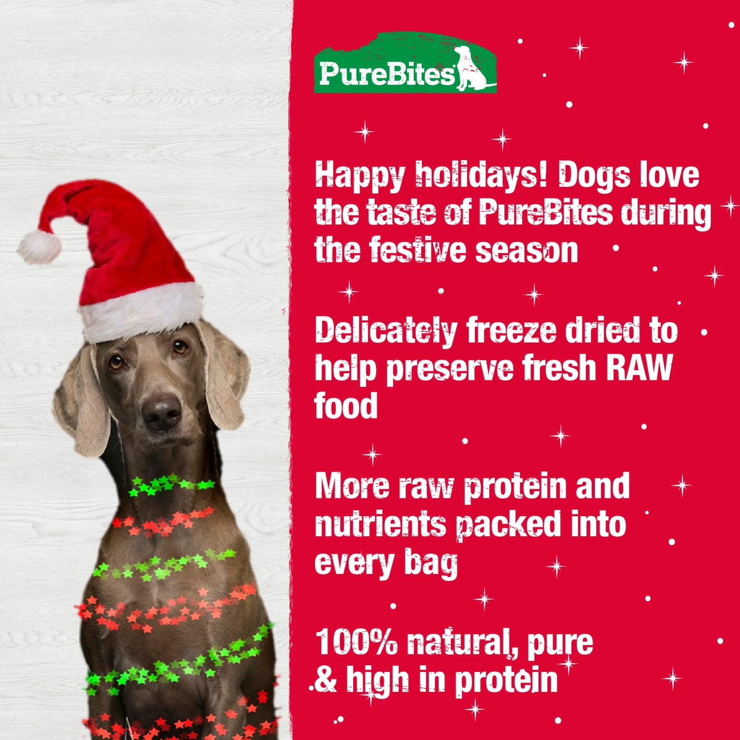 PureBites Turkey & Sweet Potato Holiday Freeze Dried Dog Treats