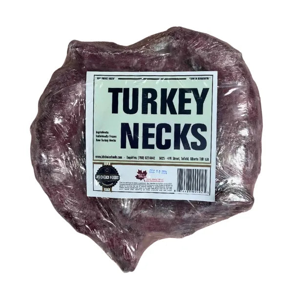 K9 Choice Foods Whole Turkey Necks for Dogs