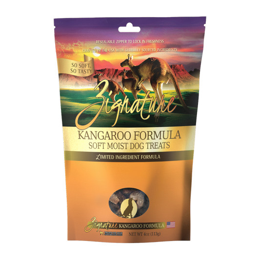 Zignature Soft Moist Dog Treats Kangaroo