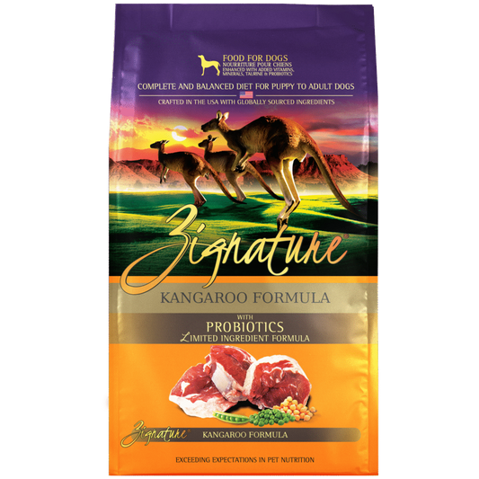 Zignature Original Kangaroo Formula with Probiotics Dog Food