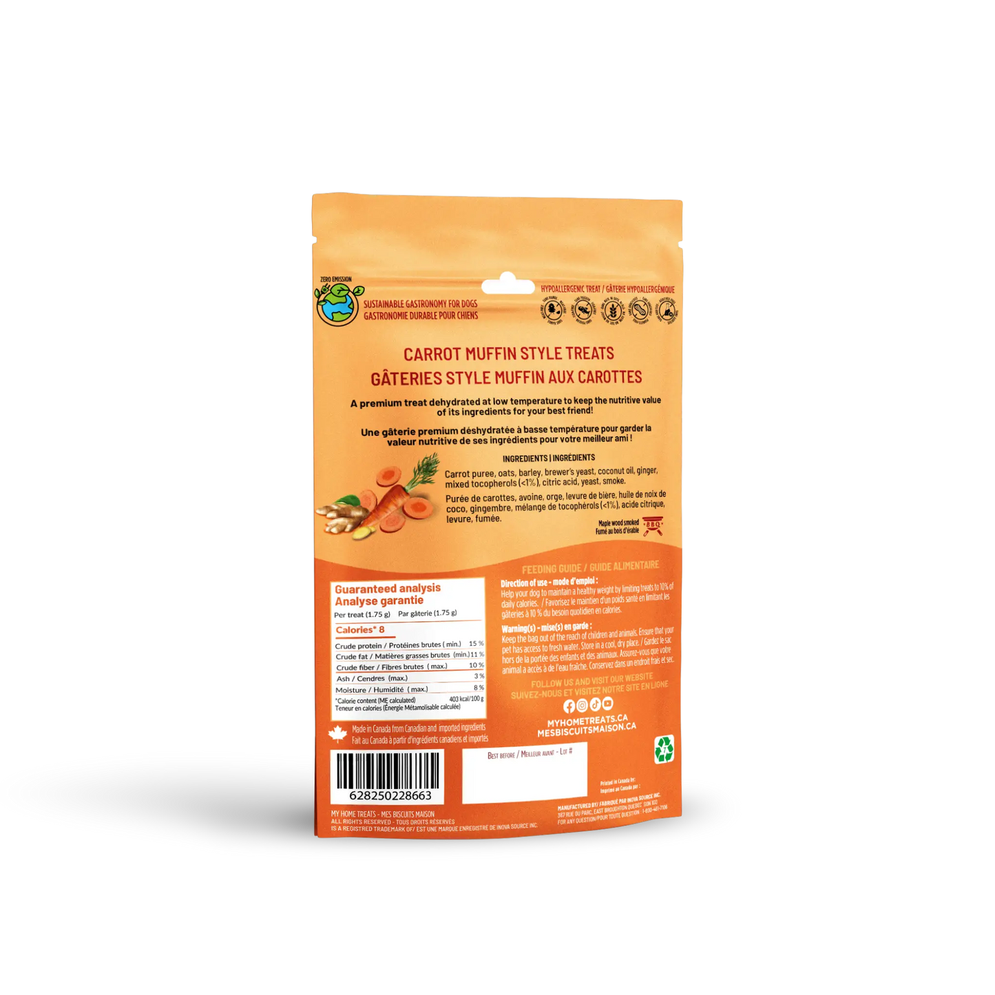 Carrot and Ginger Dog Treats
