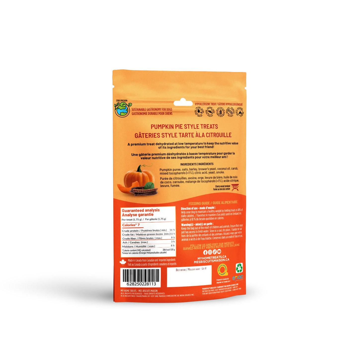 Pumpkin and Carob Dog Treats