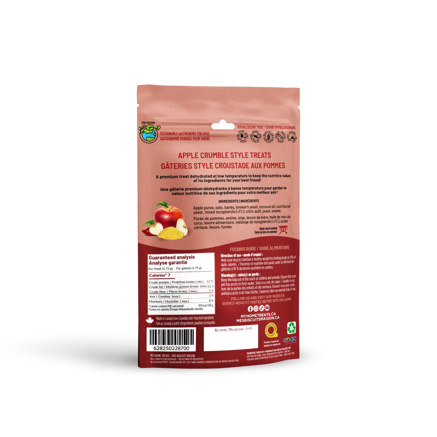 Apple and Nutritional Yeast Dog Treats