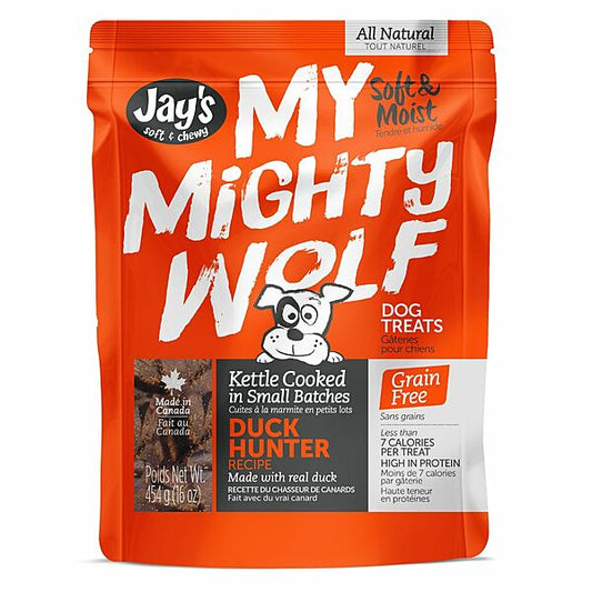 Jay's My Mighty Wolf Duck Dog Treats