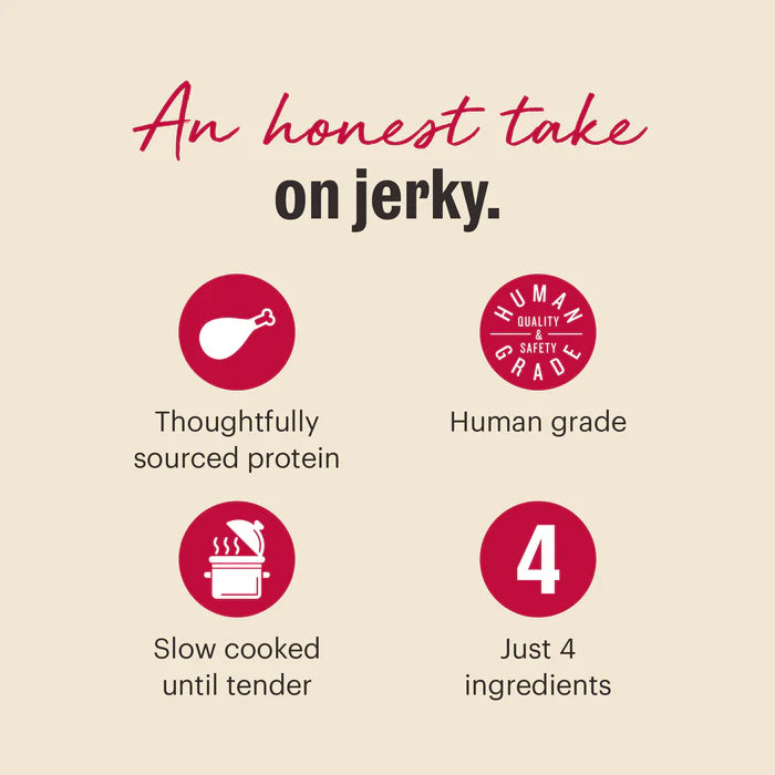 The Honest Kitchen Slow Cooked Chicken Jerky Chews Dog Treats