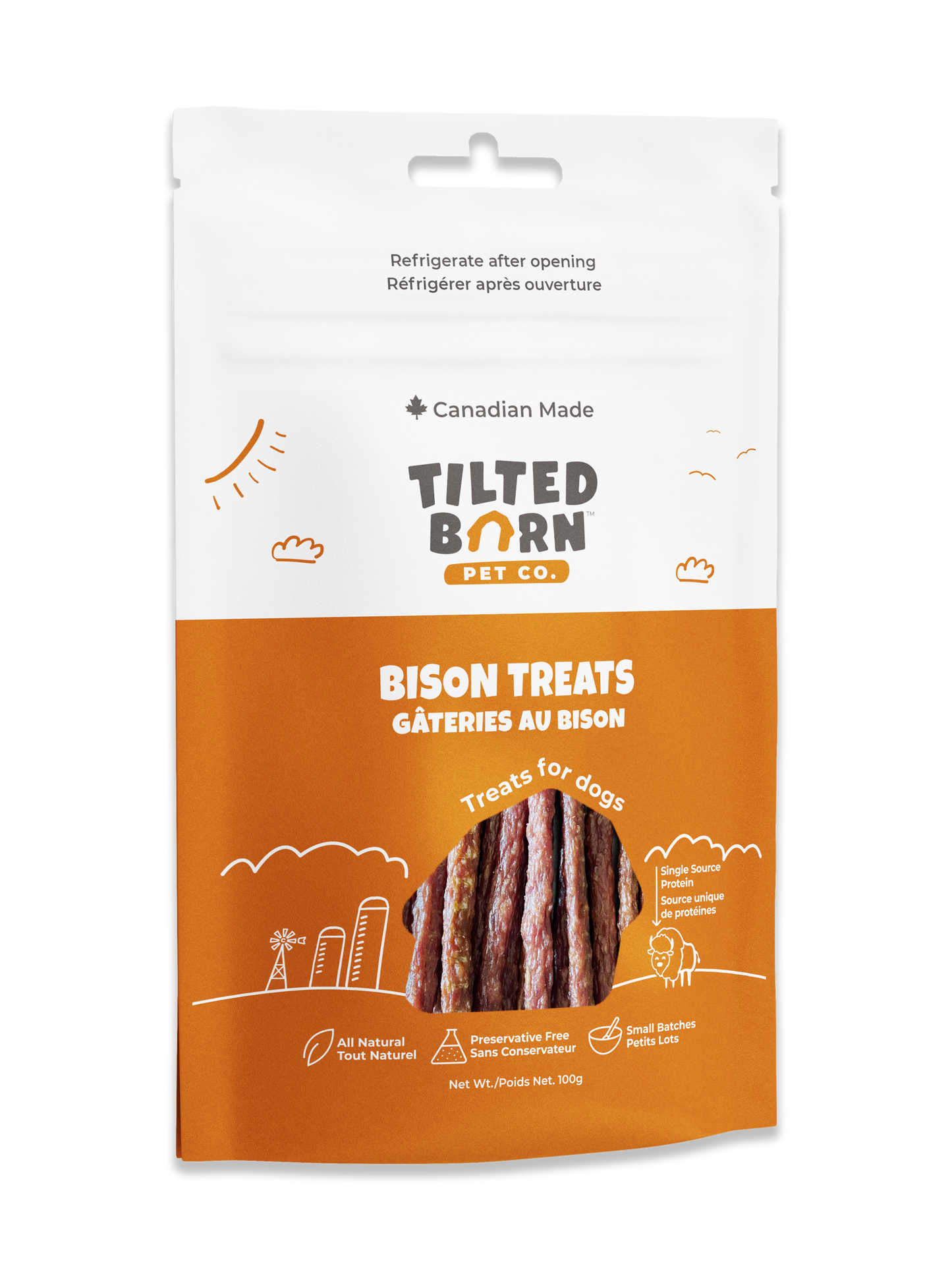 Tilted Barn Bison Dog Treats