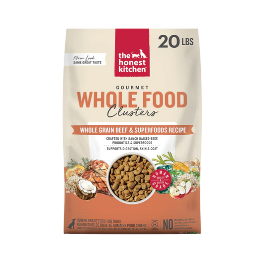 The Honest Kitchen Whole Grain Beef & Oat Whole Food Clusters Dog Food